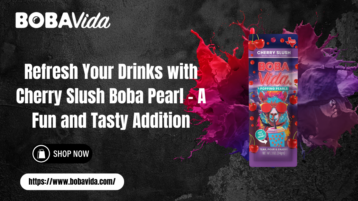Cherry Slush Boba Pearl