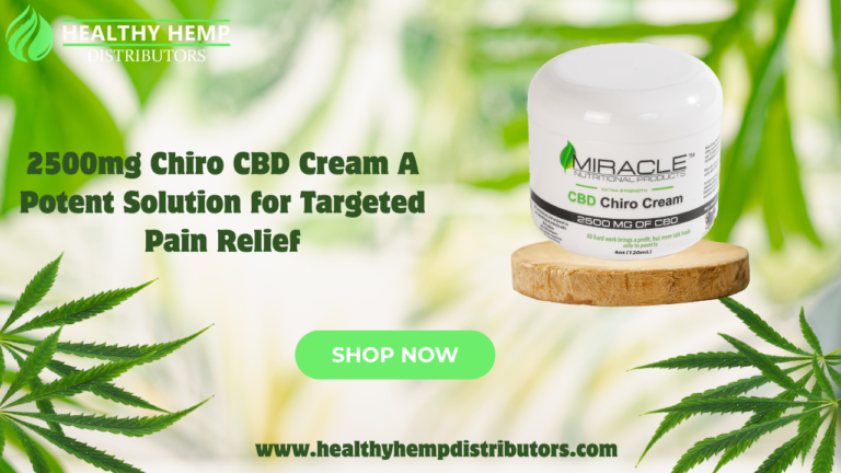 2500mg Chiro CBD Cream
