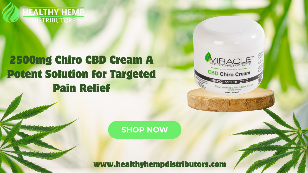 2500mg Chiro CBD Cream