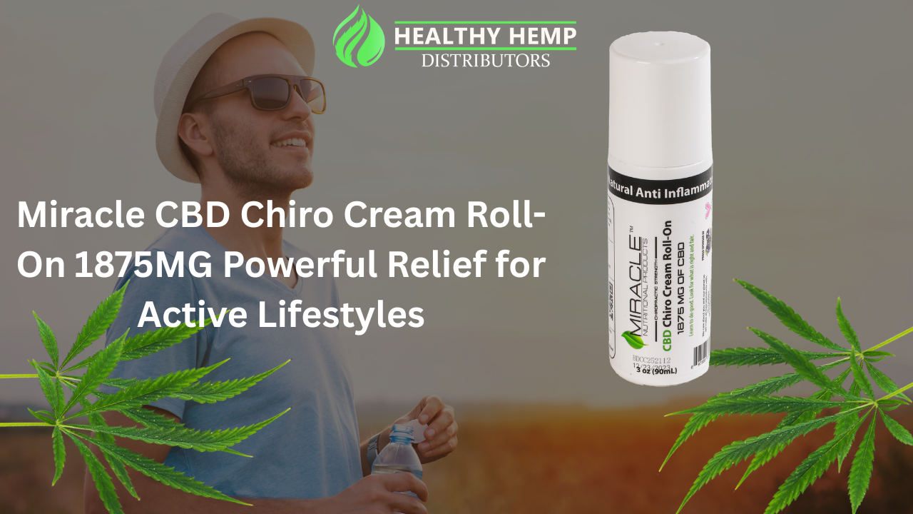 Miracle CBD Chiro Cream Roll-On 1875MG