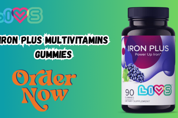 LIVS Multivitamin | Iron Plus Vegan Gummies for Daily Wellness LIVS multivitamin