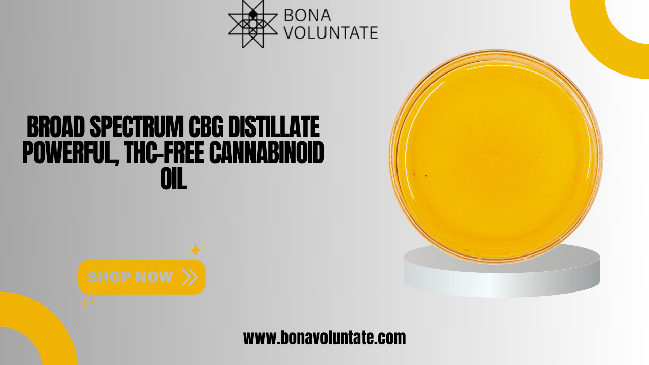 broad spectrum cbg distillate