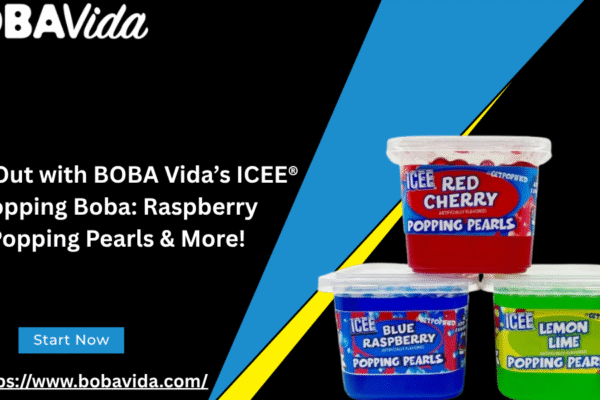 Chill Out with BOBA Vida’s ICEE® Popping Boba: Raspberry Popping Pearls & More! Raspberry Popping Pearls