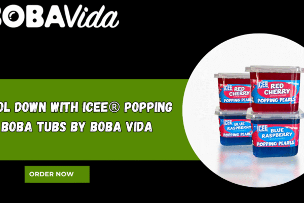Cool Down with ICEE® Popping Boba Tubs by BOBA Vida icee boba
