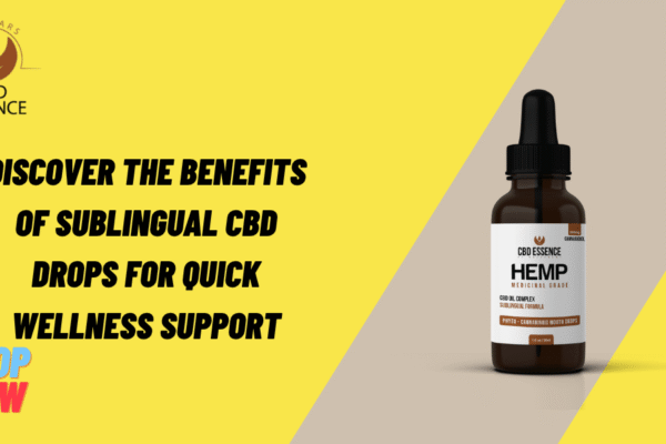 Discover the Benefits of Sublingual CBD Drops for Quick Wellness Support Sublingual CBD Drops