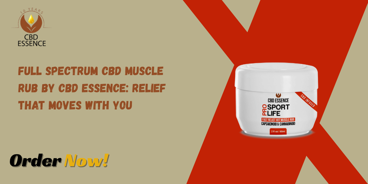 Full Spectrum CBD Muscle Rub