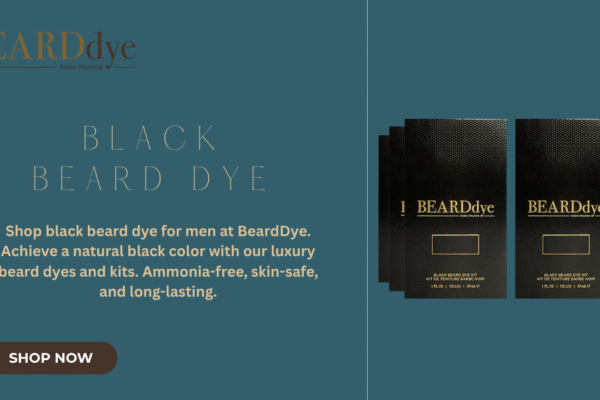 Level Up Your Look with Natural Black Beard Dye for Men Black Beard Dye