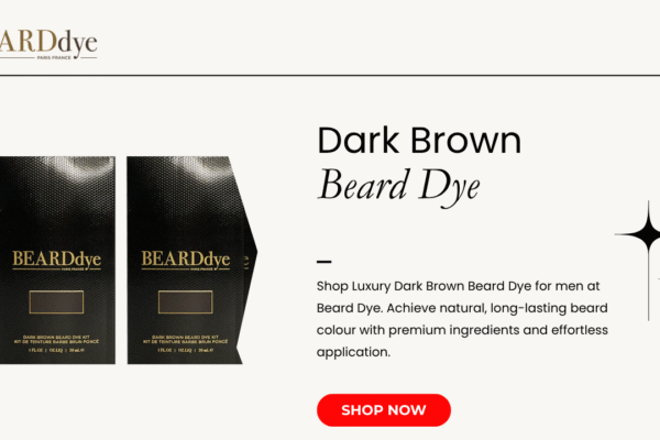 Luxury Dark Brown Beard Dye