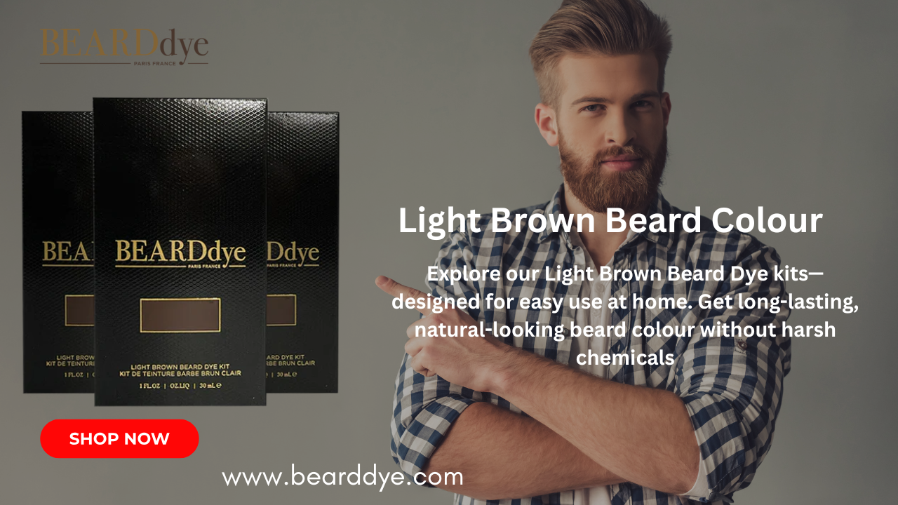light brown beard dye