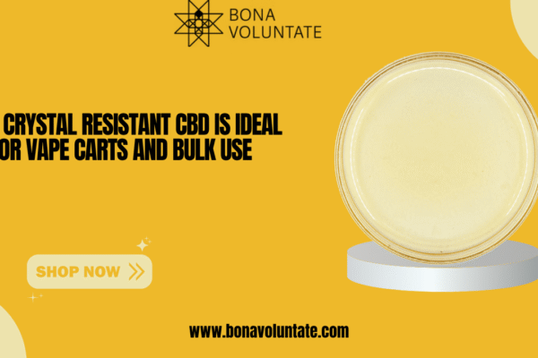 Why Crystal Resistant CBD Is Ideal for Vape Carts and Bulk Use crystal resistant cbd