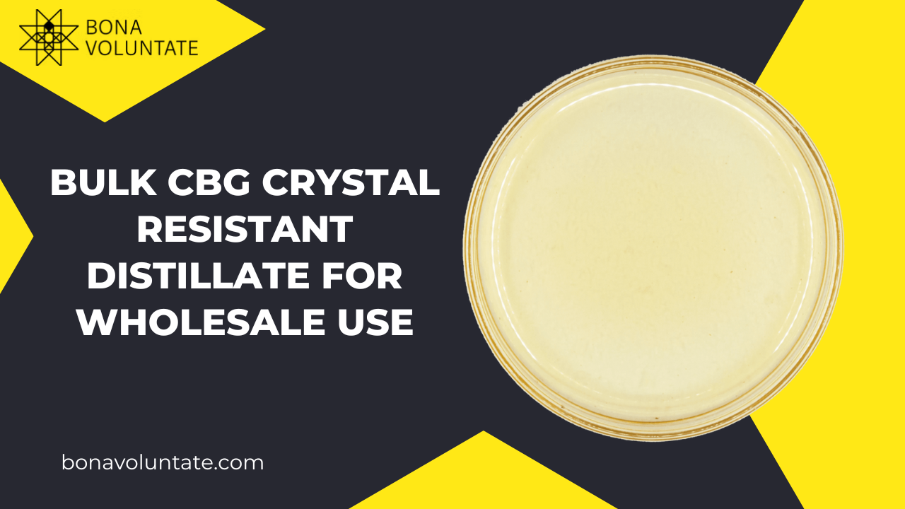 CBG crystal resistant distillate bulk
