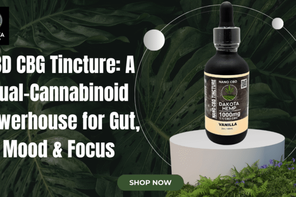 CBD CBG Tincture: A Dual-Cannabinoid Powerhouse for Gut, Mood & Focus CBD CBG Tincture