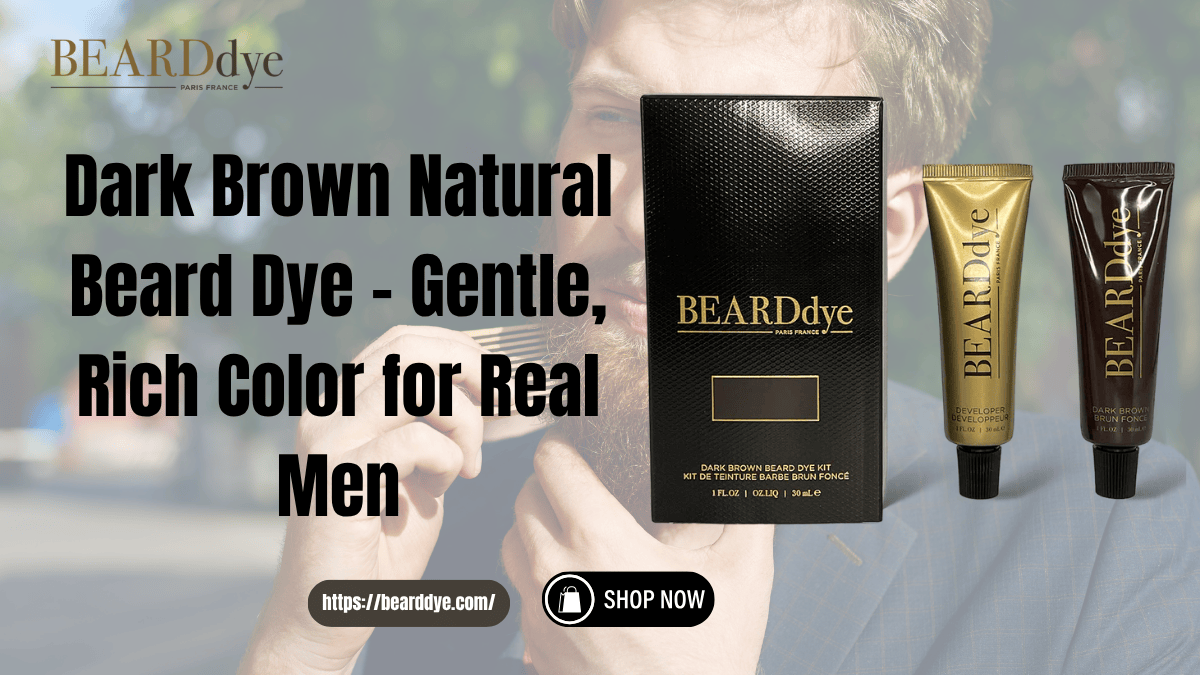 Dark Brown Natural Beard Dye