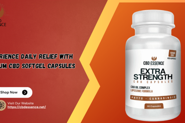 Experience Daily Relief with Premium CBD Softgel Capsules CBD softgel capsules