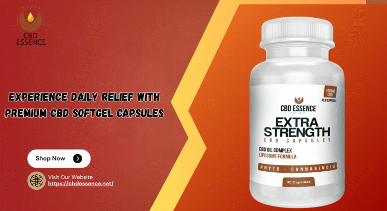 CBD softgel capsules