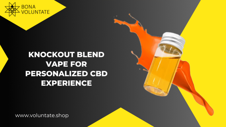 Knockout Blend Vape: Unleashing the Power of Custom CBD Formulas