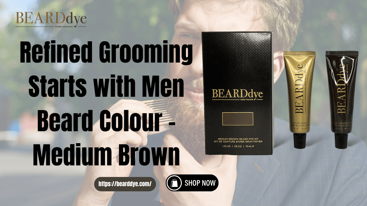 Men Beard Colour – Medium Brown