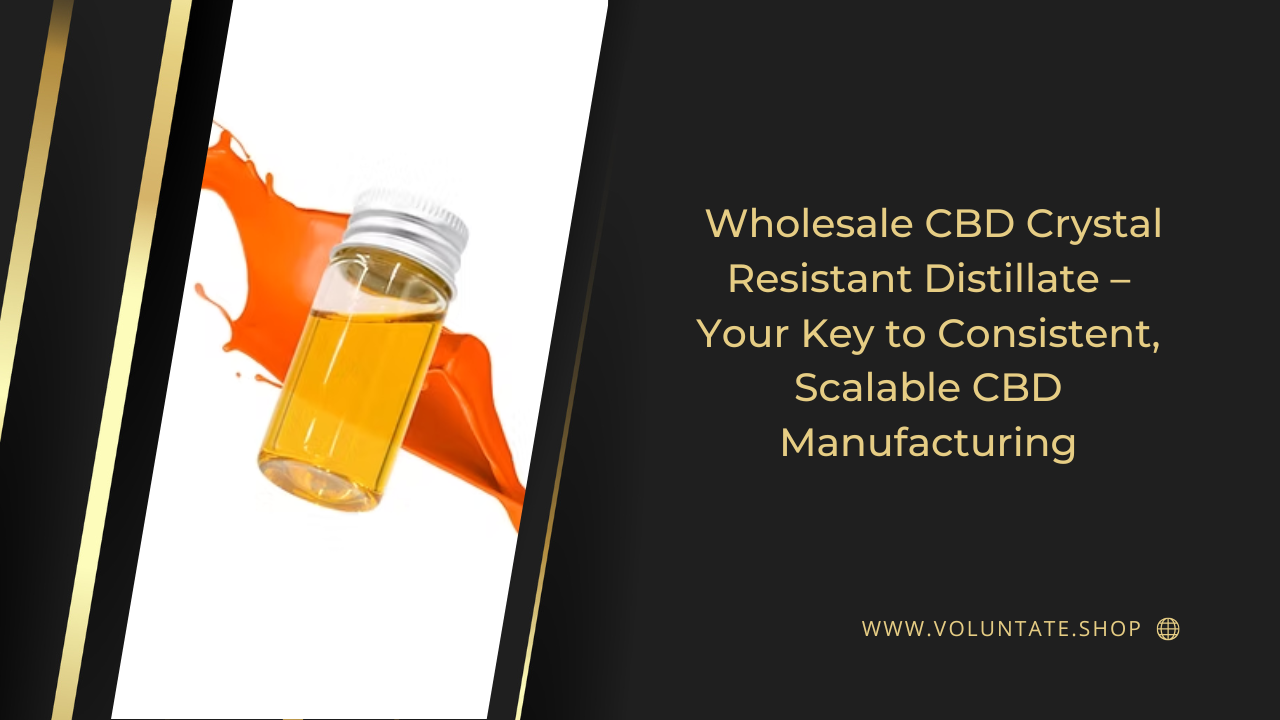 wholesale CBD crystal resistant distillate