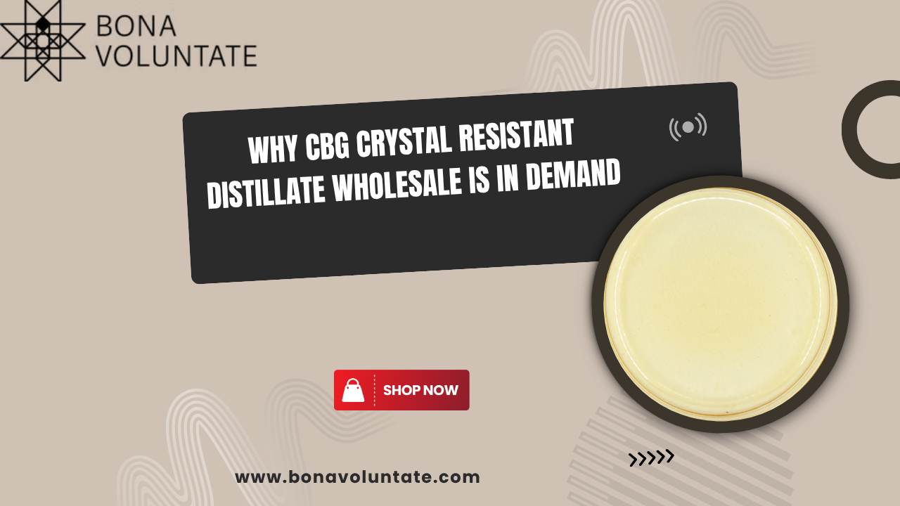 CBG Crystal Resistant Distillate Wholesale